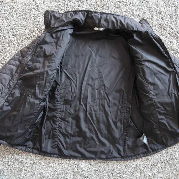 The North Face Jacket Women's Small S Bombay Quilted Mid Layer Puffer Black - Picture 3 of 7